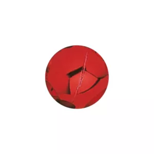 Boule Ø6cm. rouge brillant
